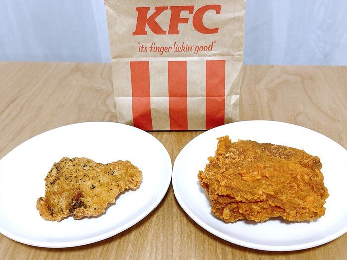 【ケンタッキー】真夏の激辛チキン対決！！「レッド」vs.「グリーン」どっちが美味しい？食べ比べてみた！
