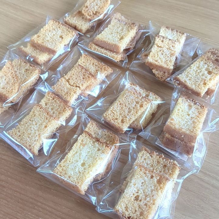 【端っこを活用！】スポンジケーキからプレーンラスク！