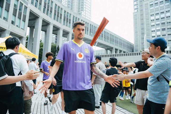 画像3: 来日中のドルトムント、「BVB World Street Series Tokyo」を東京都庁で開催！最後はプロジェクションマッピングで大盛り上がり