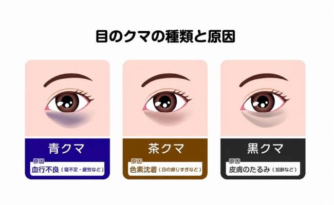 目の下のクマ