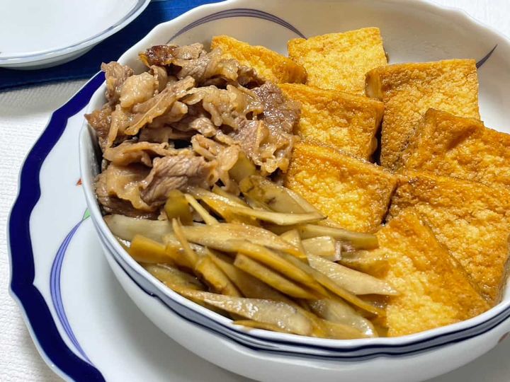 和きのこのペペロンチーノ焼きうどん