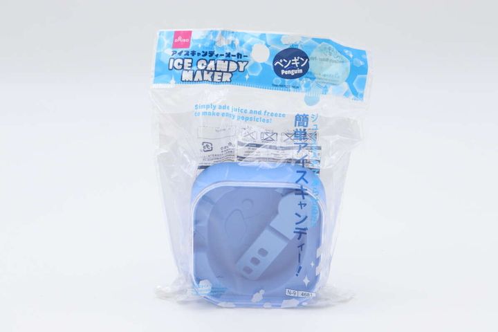 ダイソーのアイスキャンディーメーカー（ペンギン）のパッケージ全体