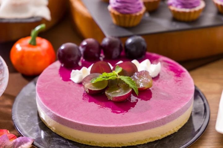 葡萄のケーキ