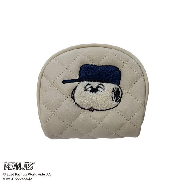 「レディース ポーチ(PEANUTS/ホワイト)」(1639円)