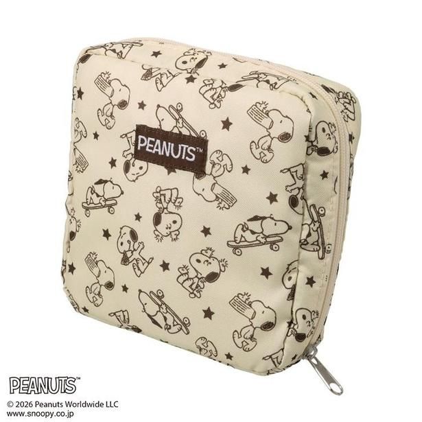 「マルチポーチ(PEANUTS/ホワイト」(1089円)