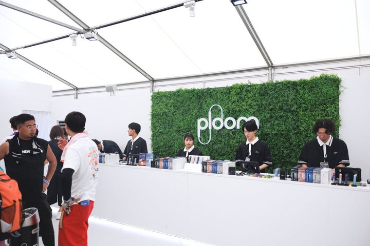 OSAKA GIGANTIC MUSIC FESTIVAL 2026 ジャイガ Ploom LOUNGE ploom aura デバイス販売 evo テイスティング