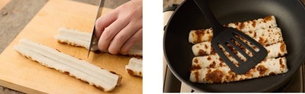 ちくわに細かい切れ目を入れて レシピ考案／池田美希 撮影／田村昌裕 スタイリング／しのざきたかこ 栄養計算／スタジオ食 編集協力／渡辺ゆき