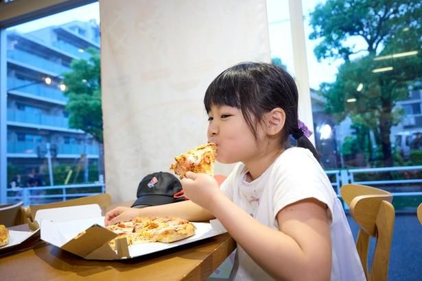 おいしいピザを堪能！