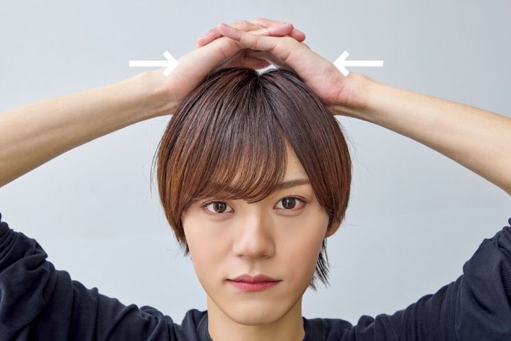 7.仕上げはハチ部分