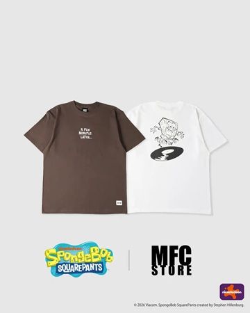 【東京都目黒区・大阪府大阪市】「MFC STORE」とスポンジ・ボブがコラボ！Tシャツ全7型＆アロハシャツ全2型を再販