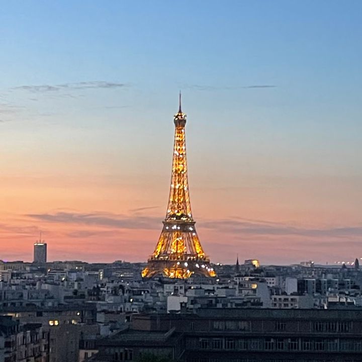 エッフェル塔 夕焼け