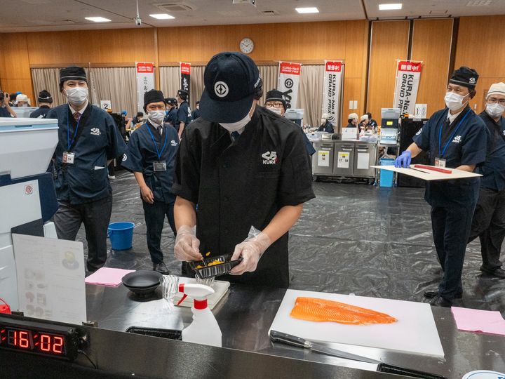 本部の職人チームとして競技に臨む出場者