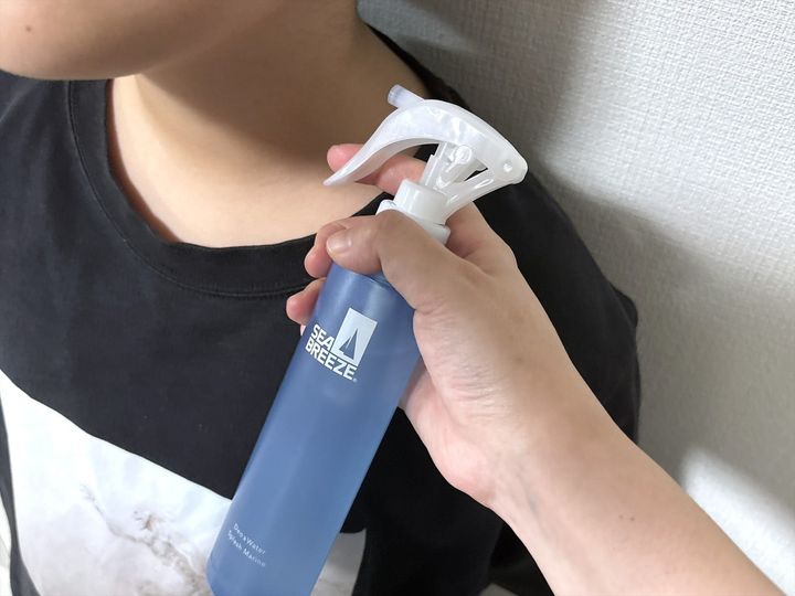 全身にシュッとかけてみる