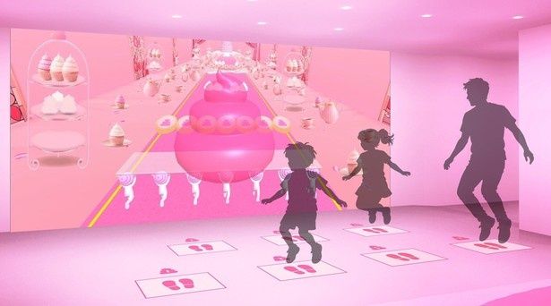 息をあわせてうんこケーキを完成させる「みんなでうんこピョンピョン」