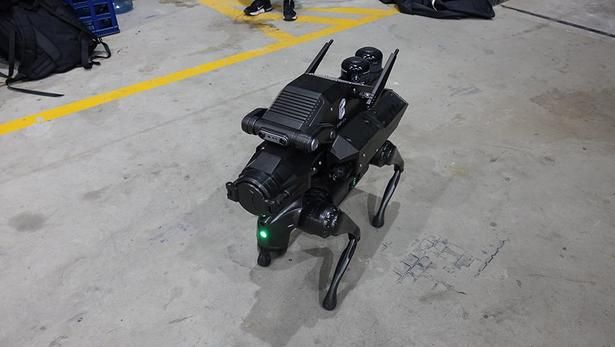 ロボット犬がお出迎え！ [c]2026 Disney and its related entities