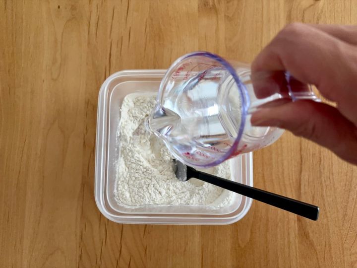 フライパンでナン
