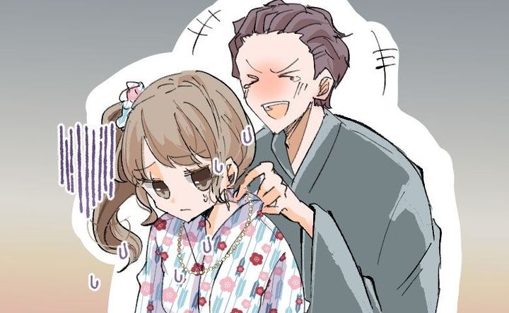 お祭りデートで私の背後に立った彼が、大爆笑。「え…何？」彼が笑っていたワケに…私は赤面