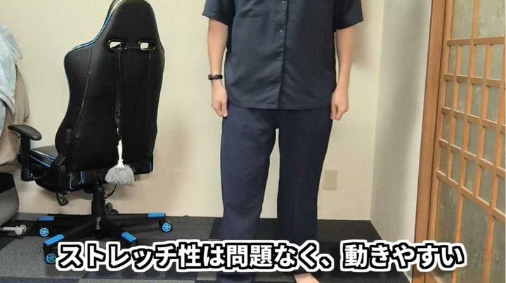 動きにくさゼロ！ポケットも使いやすい