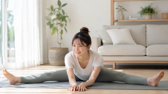 開脚ストレッチを毎日30秒続けるとどうなる？股関節を柔らかくする効果とやり方