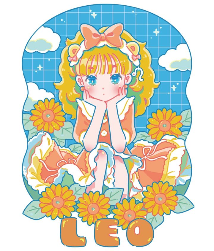 ラブちゃんことLove Me Doの12星座占い「ときめき占い」、しし座のイメージ画像。