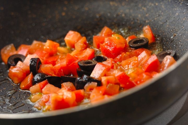 カジキのソテーフレッシュトマトソースの作り方2