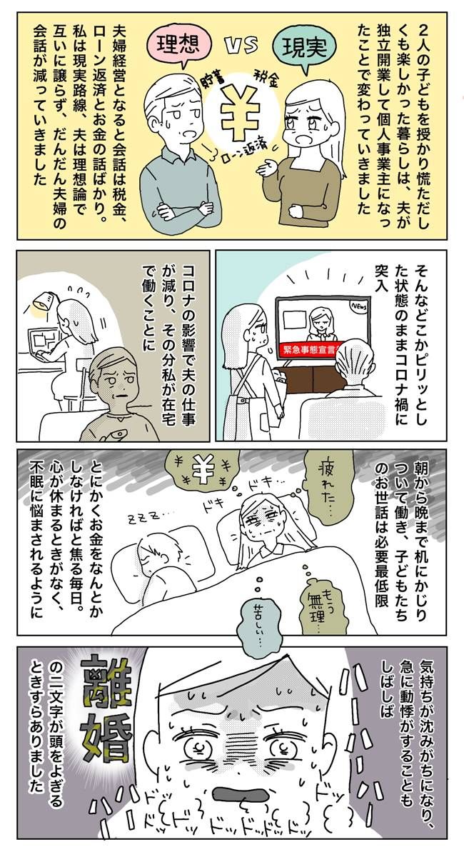 離婚の文字が頭をよぎる女性