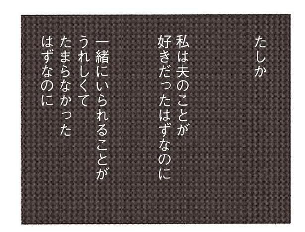 たしか夫のことが好きだったはずなのに （C）野原広子／集英社