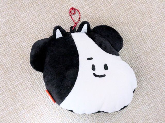 たべる牧場ミルク ふわふわフェイスチャームの全体写真