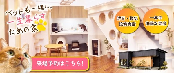 【新潟県長岡市】ローコスト平屋専門店「平屋ベース」「平屋リーフ」にペット特化住宅プラン登場！