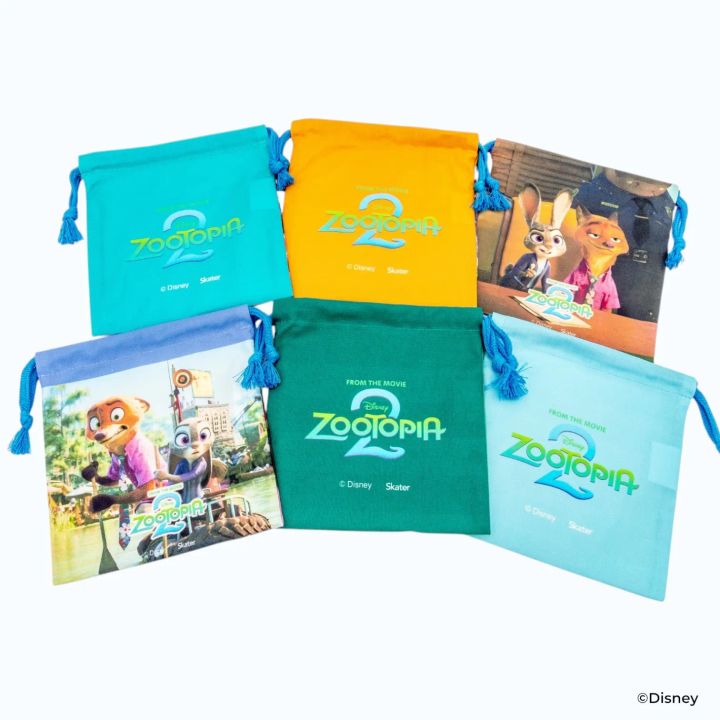 スケーター ディズニー『ズートピア２』 ブラインドランチ巾着M 裏