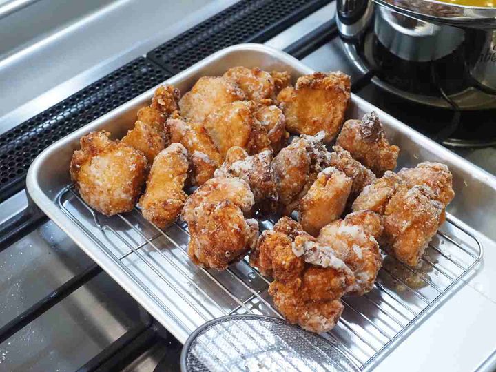 鶏もも肉と鶏むね肉の竜田揚げ