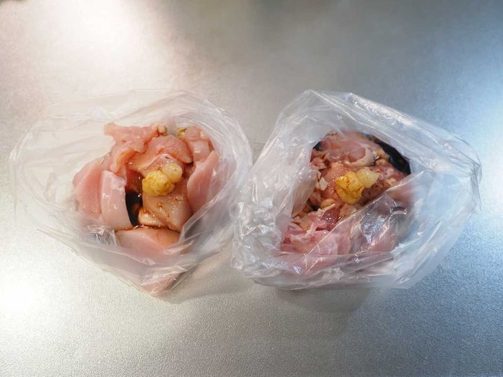鶏もも肉と鶏むね肉の竜田揚げ