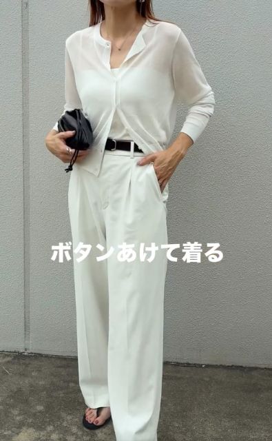 メンズライクなスキッパー衿で今っぽく
