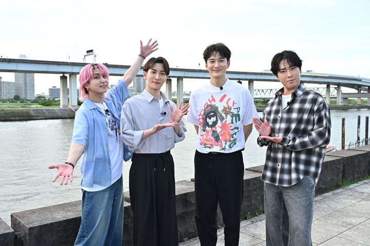 『Snow Man 佐久間 渡辺 宮舘の江戸川会』より （C）TBS width=