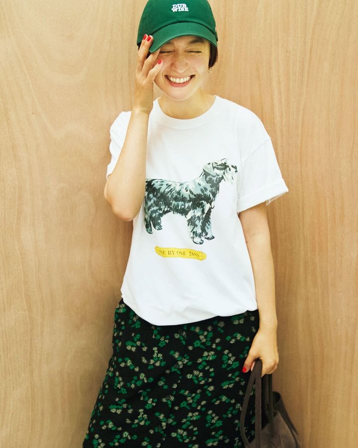 77circa（One by One）（77サーカ）のアニマルプリントTシャツ