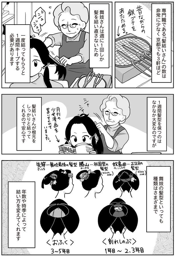 専門職である「髪結いさん」は （C）松原彩／KADOKAWA
