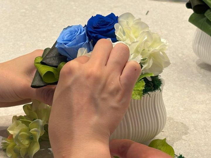 「ベル・フルール」のフラワーアレンジメント体験