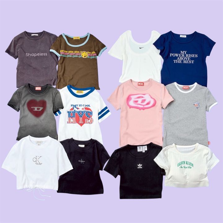 【ミニ＆タイトT】Tシャツ100♡ 【10～21】