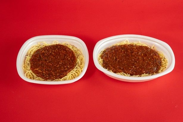 大盛からさらに45％増えた「大盛ミートソース」(598円)