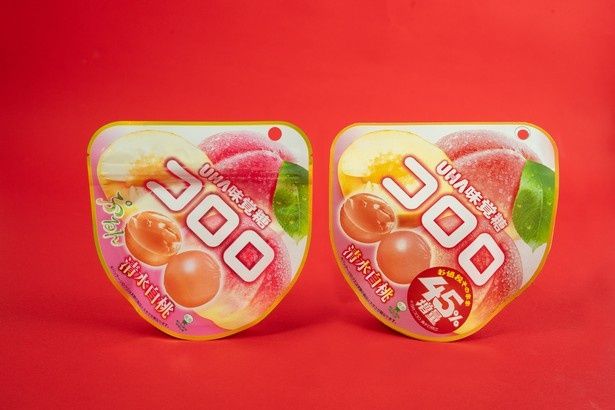 果汁感たっぷりの「コロロ 清水白桃」(159円)