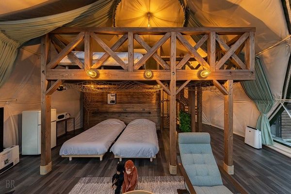 【群馬県渋川市】赤城まつりの花火観覧や夏休み旅行に。「GLAMPING HILLS AKAGI」が多彩な宿泊プランを販売