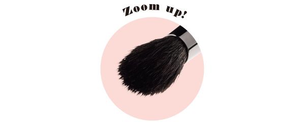 【小鼻にON ノーズシェーディングブラシ Ssize】ebony 07／Zoom up！