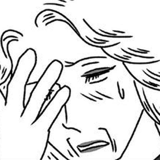 平静を保てない姑 （C）かときちどんぐりちゃん／KADOKAWA