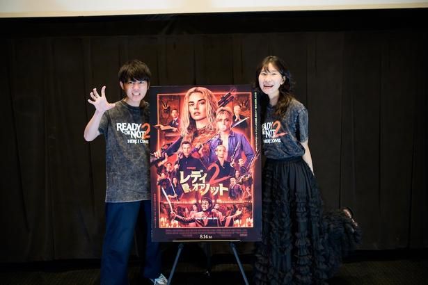 トークイベントにはFM802きってのホラー映画大好きDJ、樋口大喜と田中乃絵が登壇！