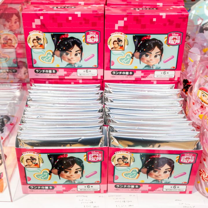 スケーター シュガー・ラッシュ ランチ巾着 BOX陳列