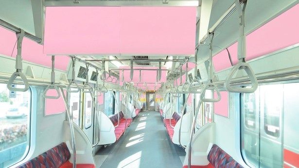 東横線を1編成まるごとジャックした「すとぷり 10th Anniversary号」車内イメージ