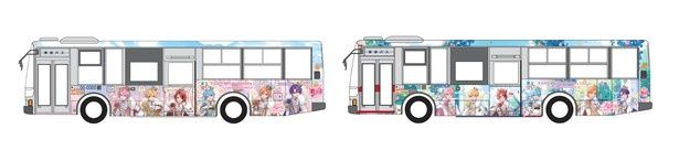 渋谷の街を駆け巡るすとぷりコラボラッピングバス