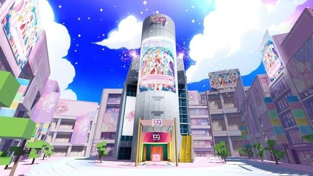 すとぷり×RobloxのSHIBUYA109ゲーム内に出現する10周年コラボグラフィック