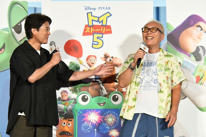 アニメ映画『トイ・ストーリー５』大ヒット御礼舞台挨拶より （C）2026 Disney/Pixar. All Rights Reserved. width=