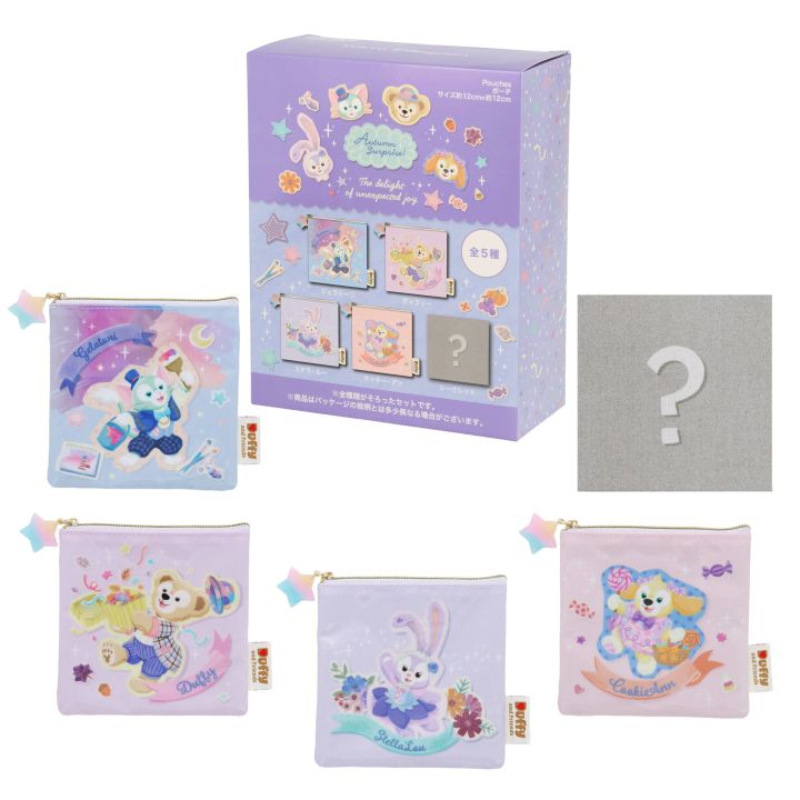 全5種がそろうポーチセット